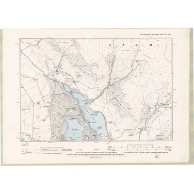1893 Map of Wigtownshire Sheet XII.SW, 1896 Print