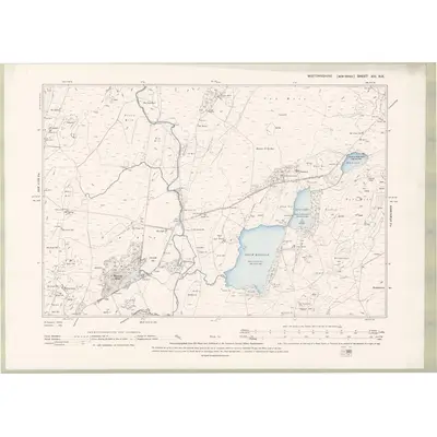 1893 Map of Wigtownshire Sheet XIII.NE, 1896 Print