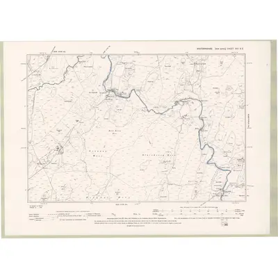 1894 Map of Wigtownshire Sheet XIII.SE, 1896 Print