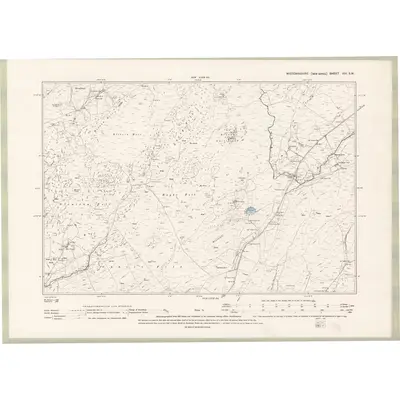 1893 Map of Wigtownshire Sheet XIII.SW, 1896 Print