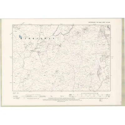 1894 Map of Wigtownshire Sheet XIV.NW, 1896 Print