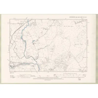 1894 Map of Wigtownshire Sheet XIV.SE, 1896 Print