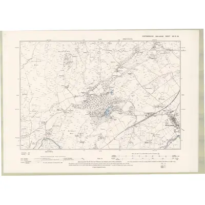 1894 Map of Wigtownshire Sheet XIV.SW, 1896 Print