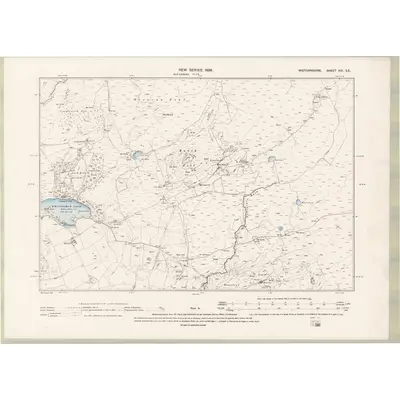 1894 Map of Wigtownshire Sheet XIX.SE, 1896 Print