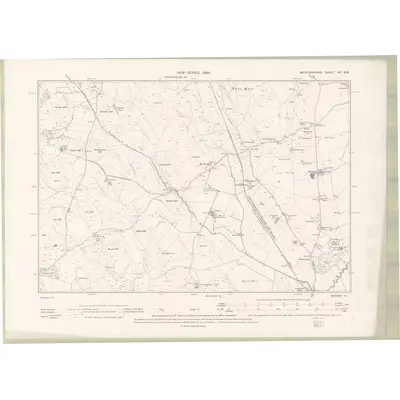 1894 Map of Wigtownshire Sheet XV.SW, 1896 Print