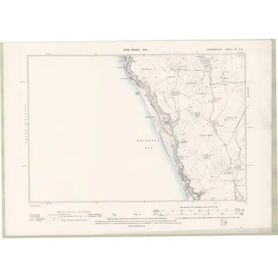 1893 Map of Wigtownshire Sheet XVI.NE, 1896 Print