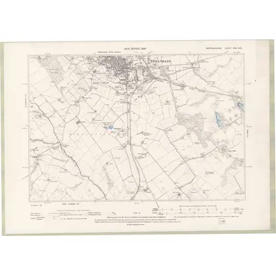 1893 Map of Wigtownshire Sheet XVII.NE, 1896 Print
