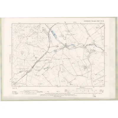 1893 Map of Wigtownshire Sheet XVII.SE, 1896 Print