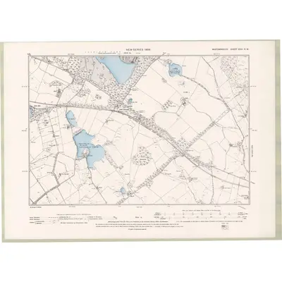 1894 Map of Wigtownshire Sheet XVIII.NW, 1896 Print