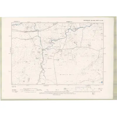 1894 Map of Wigtownshire Sheet XX.NW, 1896 Print