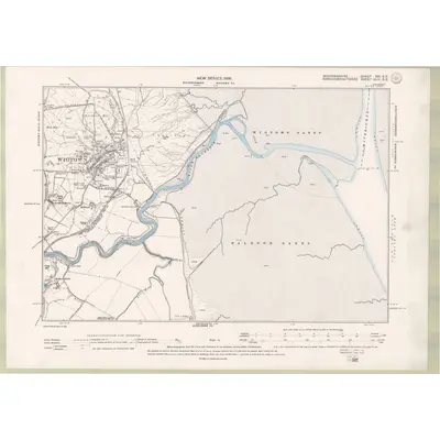 1894 Map of Wigtownshire Sheet XXI.SE, 1896 Print