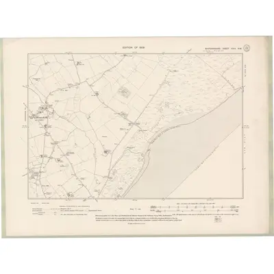 1906 Map of Wigtownshire Sheet XXIII.NW, 1909 Print