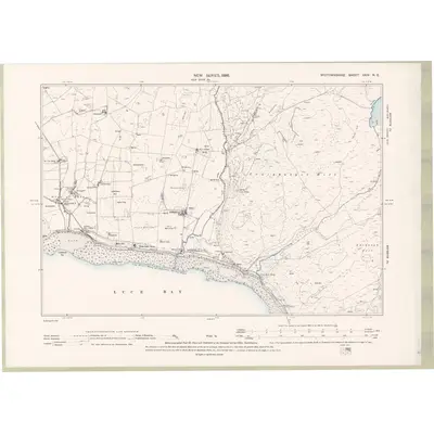 1894 Map of Wigtownshire Sheet XXIV.NE, 1896 Print