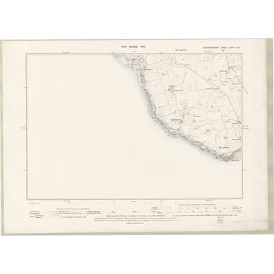 1894 Map of Wigtownshire Sheet XXIV.NW, 1896 Print