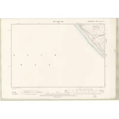 1894 Map of Wigtownshire Sheet XXIV.SE, 1896 Print