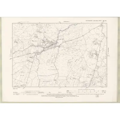 1894 Map of Wigtownshire Sheet XXV.NE, 1896 Print
