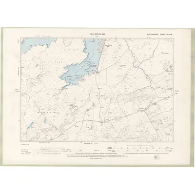 1894 Map of Wigtownshire Sheet XXV.NW, 1896 Print