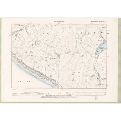 1894 Map of Wigtownshire Sheet XXV.SW, 1896 Print