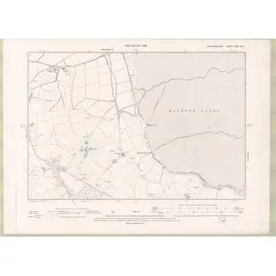 1894 Map of Wigtownshire Sheet XXVI.NE, 1896 Print