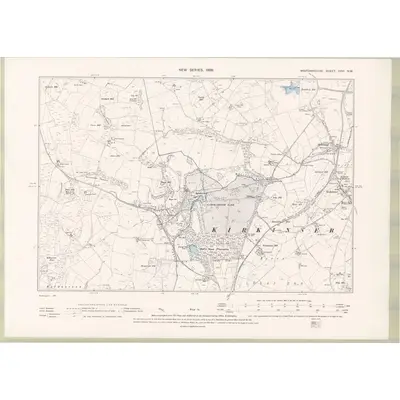 1894 Map of Wigtownshire Sheet XXVI.NW, 1896 Print