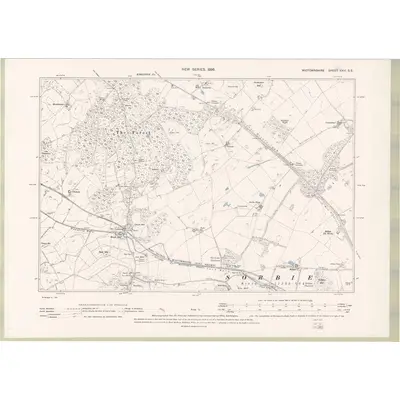 1894 Map of Wigtownshire Sheet XXVI.SE, 1896 Print