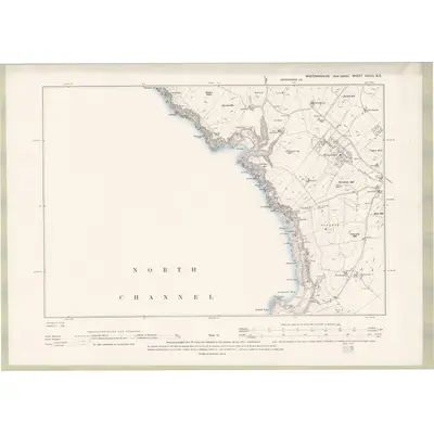 1894 Map of Wigtownshire Sheet XXVIII.NE, 1896 Print