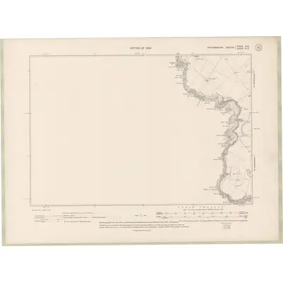1906 Map of Wigtownshire Sheet XXVIII.SE & XXVIIIA.NE, 1909 Print