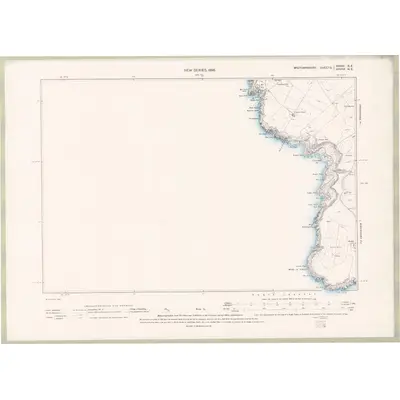 1894 Map of Wigtownshire Sheet XXVIII.SE, 1896 Print