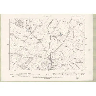1894 Map of Wigtownshire Sheet XXXI.SE, 1896 Print