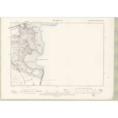 1894 Map of Wigtownshire Sheet XXXII.NW, 1896 Print