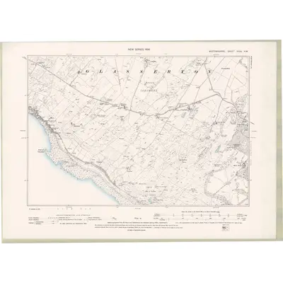 1894 Map of Wigtownshire Sheet XXXV.NW, 1896 Print