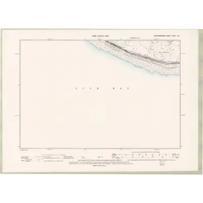 1894 Map of Wigtownshire Sheet XXXV.SW, 1896 Print