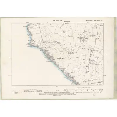 1894 Map of Wigtownshire Sheet XXXVII.NW, 1896 Print