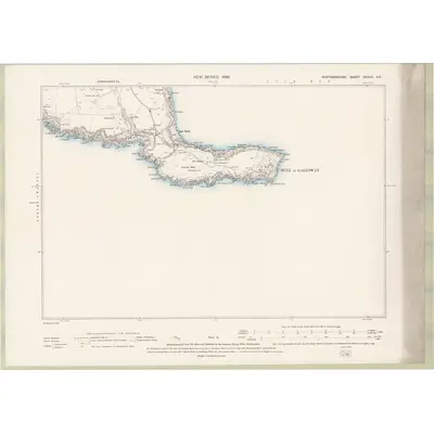 1894 Map of Wigtownshire Sheet XXXVII.SE, 1896 Print