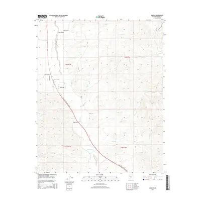 2014 Map of Wikieup, 2014 Print