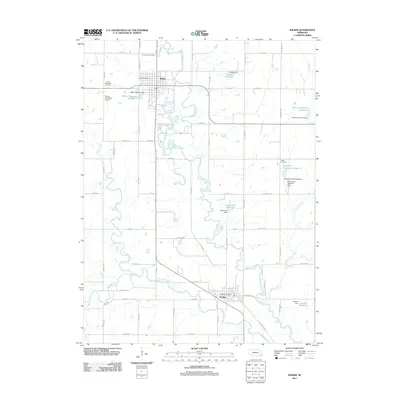 2011 Map of Wilber, 2011 Print