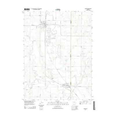 2014 Map of Wilber, 2014 Print