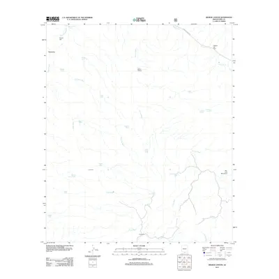 2012 Map of Wilbur Canyon, 2012 Print
