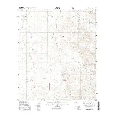 2014 Map of Wilbur Canyon, 2014 Print