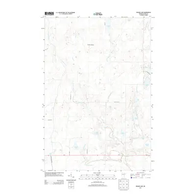 2013 Map of Wilbur Lake, 2013 Print