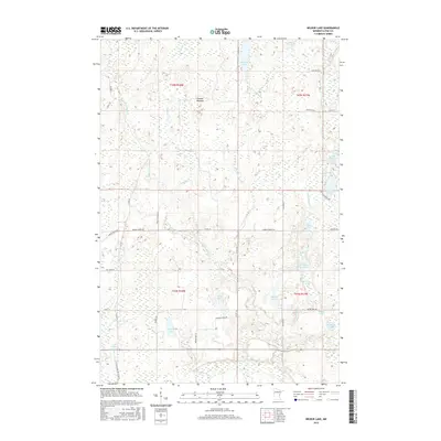 2016 Map of Wilbur Lake, 2016 Print