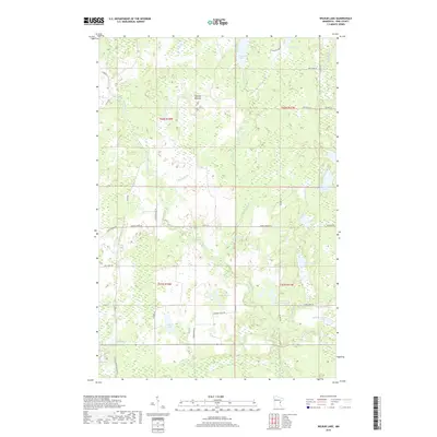2019 Map of Wilbur Lake, 2019 Print