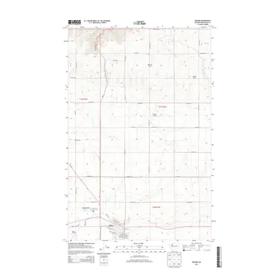 2013 Map of Wilbur, 2013 Print