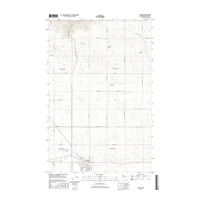 2017 Map of Wilbur, 2017 Print