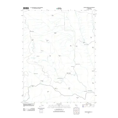 2012 Map of Wilbur Springs, 2012 Print