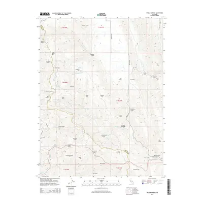 2015 Map of Wilbur Springs, 2015 Print