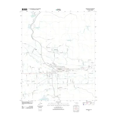 2013 Map of Wilburton, 2013 Print