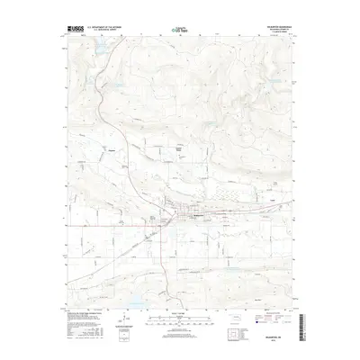 2016 Map of Wilburton, 2016 Print