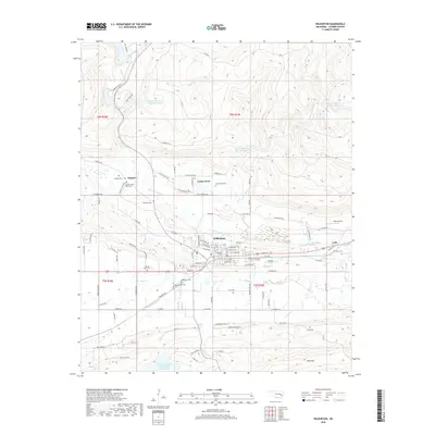 2018 Map of Wilburton, 2018 Print