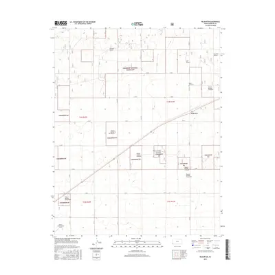 2015 Map of Wilburton, 2015 Print